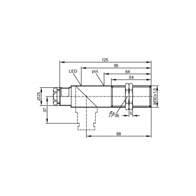 IFM Емкостной датчик ki0205 IFM Емкостной датчик ki0205