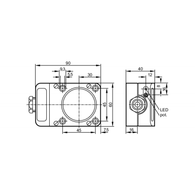 IFM Индуктивный датчик ic0003 IFM Индуктивный датчик ic0003