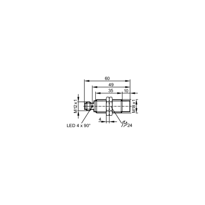 IFM Индуктивный датчик с io-link ig6616 IFM Индуктивный датчик с io-link ig6616