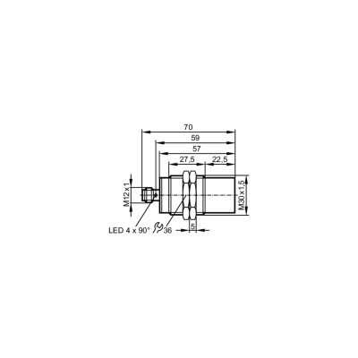 IFM Индуктивный датчик в цельнометаллическом корпусе iit232 IFM Индуктивный датчик в цельнометаллическом корпусе iit232