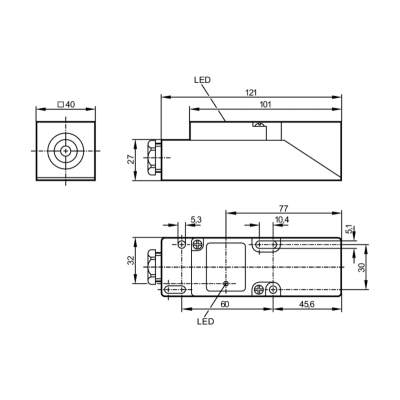 IFM Индуктивный датчик im0011 IFM Индуктивный датчик im0011