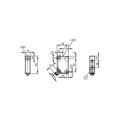 IFM Индуктивный датчик in5258 IFM Индуктивный датчик in5258