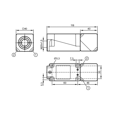 IFM Индуктивный датчик iv5061 IFM Индуктивный датчик iv5061